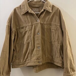 Free People We The Free Opal Swing Denim Jacket Women’s Small Brown 100% Cotton